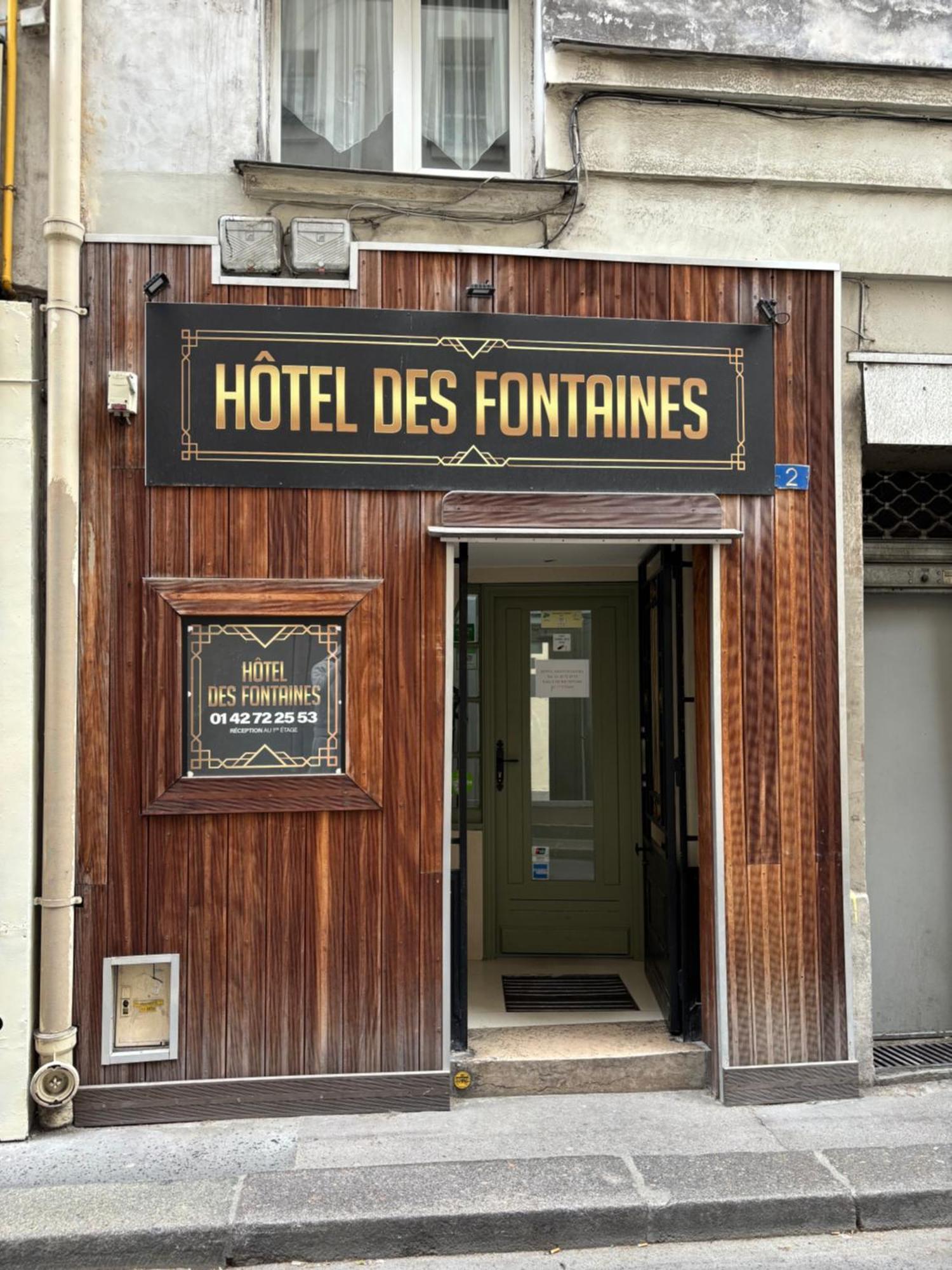 Hotel Des Fontaines Paris Exterior photo