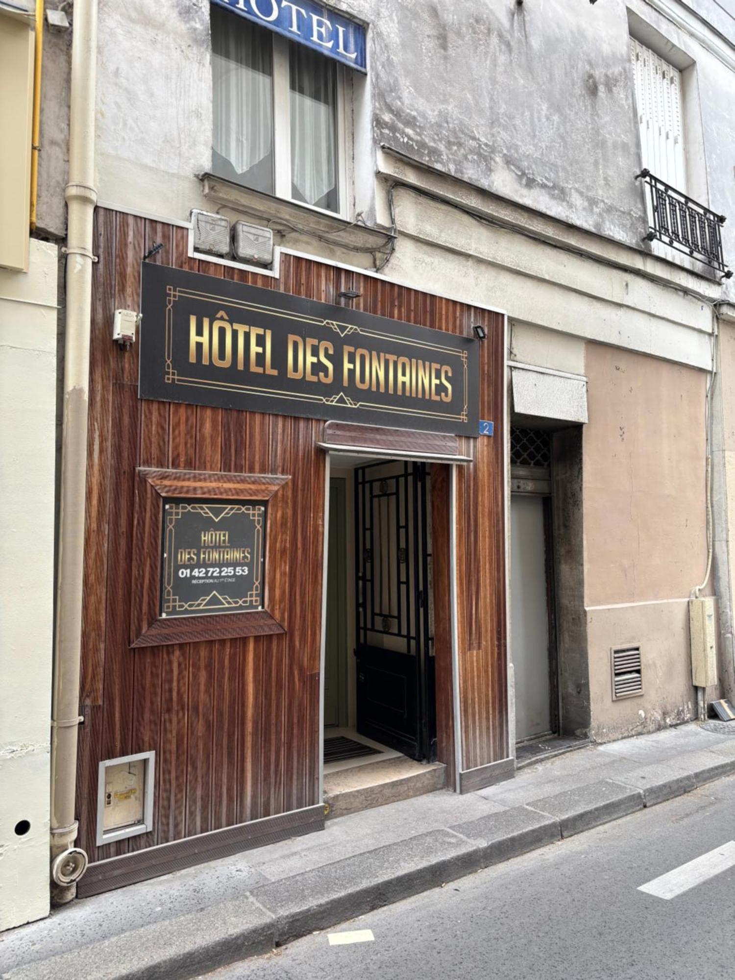 Hotel Des Fontaines Paris Exterior photo